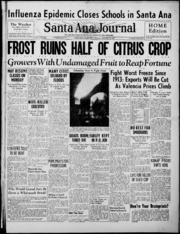 Santa Ana Journal 1937-01-22