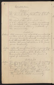 1901-1905 - Meeting Minutes of the Sonoma Valley Woman's Club