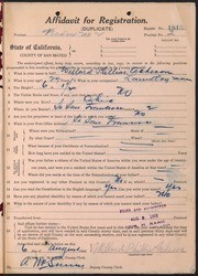 Precinct Register, Baden No. 2 Precinct, San Mateo County - 1907-1908