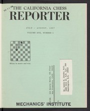 California Chess Reporter, The; Vol. 17, 1967-1968