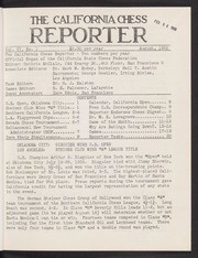 California Chess Reporter, The; Vol. 6, 1956-1957