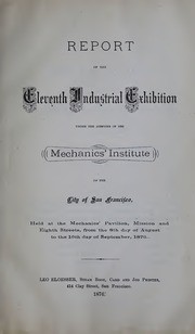 Report of the Industrial Exhibition; (1876) 11th Industrial Exhibition