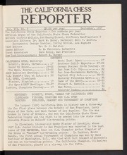 California Chess Reporter, The; Vol. 7, 1957-1958