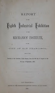 Report of the Industrial Exhibition; (1871) 8th Industrial Exhibition