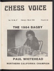 Chess Voice; 1984-1985