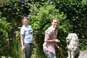 Ari & Sara in the Garden