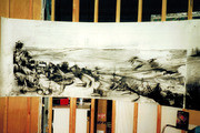 "Panorama of the Valley of the Smokes" Sketch, Part 2