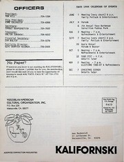 The Kalifornski 1986-10