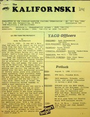 The Kalifornski 1980-08