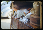 A Child In A Pick Up Bed