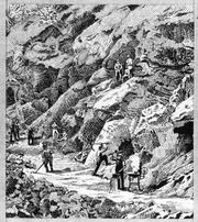 1886 Road Building to Sequoia National Park, Kaweah Colony