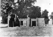 Adobe Cabins from Indian Reservation, Porterville, Calif