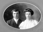 Rollie and Lottie Chinowth, Visalia, Calif., ca 1900