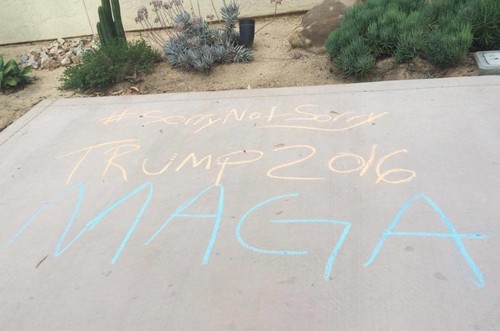 More Trump Chalkings...followed by Positive Chalkings