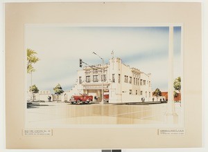 Rendering, Old Fire Station No. 30, 1994