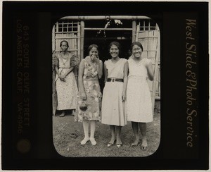 Aurea Labajo and Timetea Lavarino, Cebu, Philippines, 1933