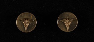 Two medical lapel pins
