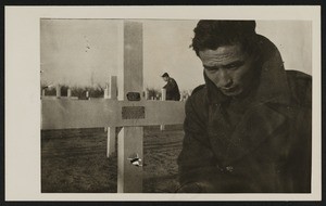 Man next to Hiroshi Sugiyama's cross