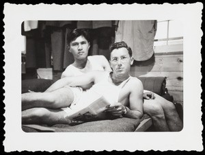 Hiroshi Sugiyama and fellow soldier