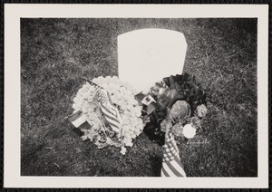 Hiroshi Sugiyama's decorated headstone, after 1945