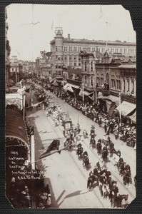 "1034. La Fiesta de Las Flores, Los Angeles, Cal., 1903", postcard