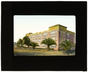 Belvedere Junior High School, lantern slide, 1927