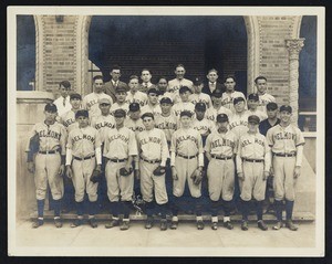 Belmont school athletics, photograph, circa 1925