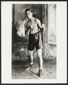 Boxer Bert Colima, photograph, 1924