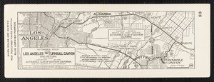 AAA strip map, circa 1920