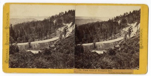 View west of Prospect Hill, 75 miles from Sacramento