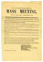 Preamble and resolutions read and adopted at the mass meeting held in the town of Sonora, on Sunday, July 21, 1850