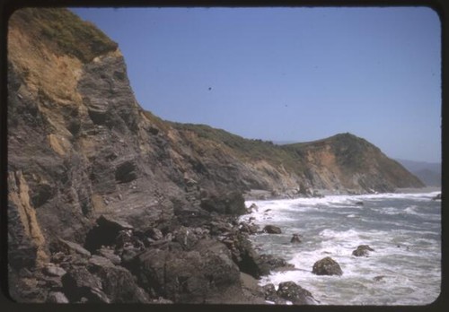 Looking south from bluff