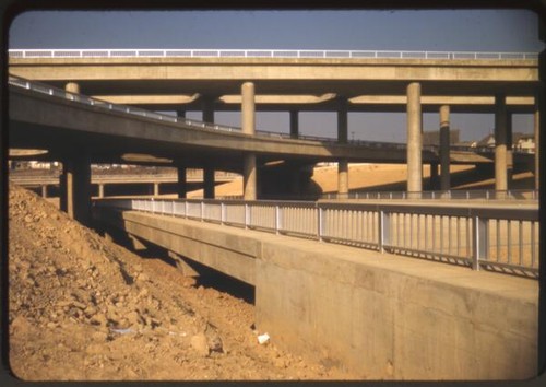 Hollywood Freeway four level interchange