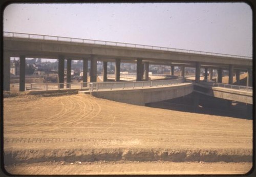 Four-level intersection Hollywood Freeway