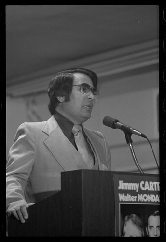 Jimmy Carter Rally, Jim Jones with Rosalynn Carter