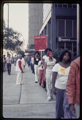 March in Los Angeles for Farr