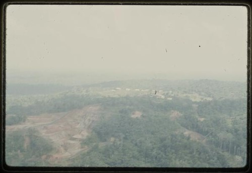 Aerial view of Jonestown