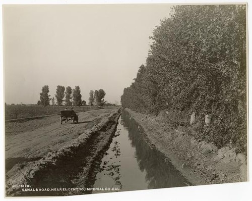 Canal & Road, Near El Centro, Imperial County, California