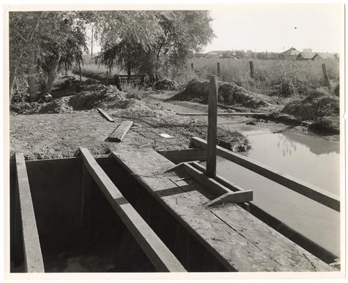 Building an irrigation canal