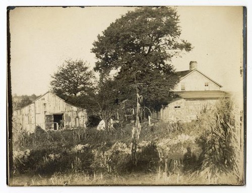 View of ranch buildings