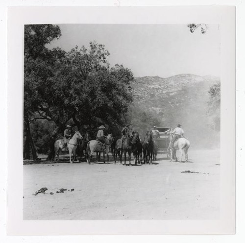 Hollywood cowboy scene, Los Angeles