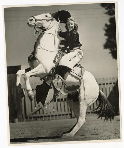 Portrait of horsewoman Barbara Scott