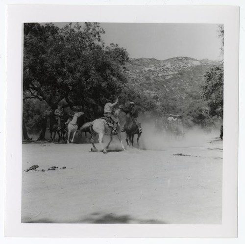 Hollywood cowboy scene, Los Angeles