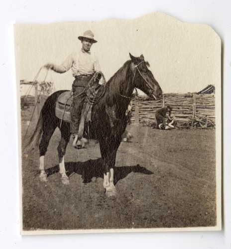 Cowboy at the Santa Rita Rancho, California