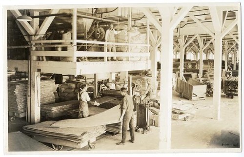 R-153 [Sawmill workers producing plywood]