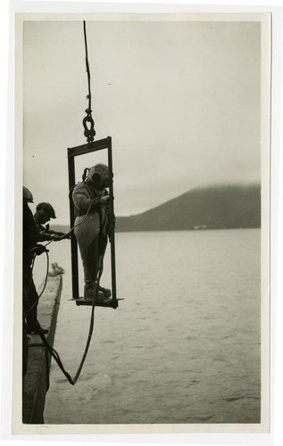 Diver, Golden Gate Bridge construction