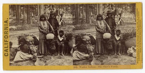 Washoe Indians - The Chief's Family