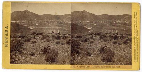 Virginia City. General view from the East