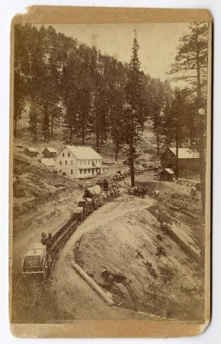 Swift's Station, Carson and Lake Bigler Road - Eastern Summit of Sierra Nevada Mountains