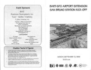 BART-SFO Extension San Bruno Station Kick-Off, September 13, 1999